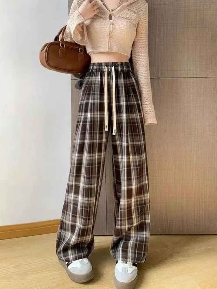 Baggy Woman Trousers High Waist Office 90s One Size Aesthetic Harajuku Outfits Comfortable Stretch Clothing Xxl Pants for Women