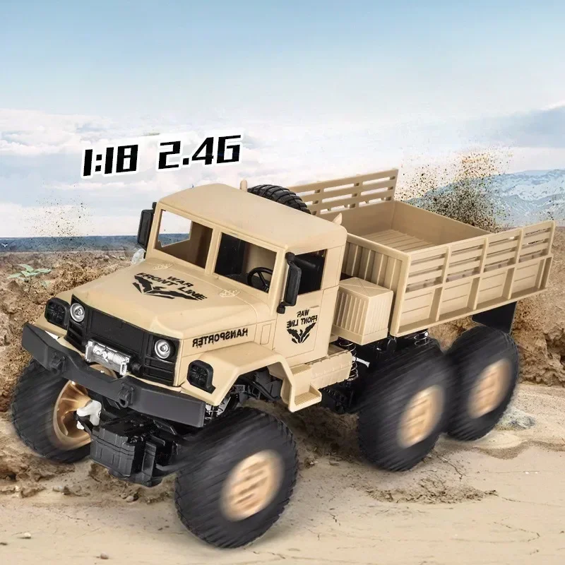 

FOR JJRC 1/18 Rc Car Off-Road 2.4G Radio Controlled Car Military Electric Machine RC Buggy Children's Cars Toys for Boys