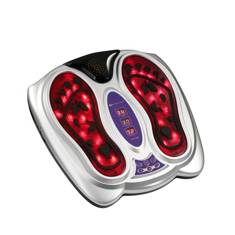 Health Protection Instrument Electric Foot Massage Machine With Electrode Paste Infrared Foot Massager