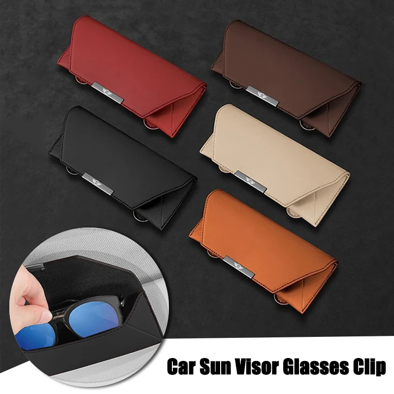 

Car Visor Sunglasses Ticket Card Holder For BMW MINI CooperS John-Cooperworks F54 F55 F56 F57 R50 R51 R53 R54 R55 R56 Accessory
