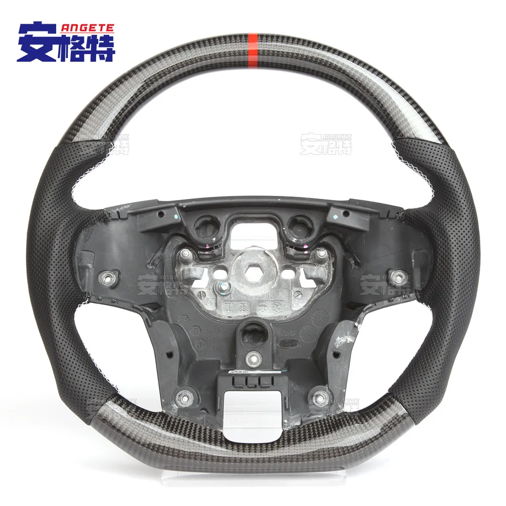

Applicable to:Modified Customized for Ford Road Shaker Carbon Fiber Perforated Leather Car Steering Wheel Steering Wheel Assembl