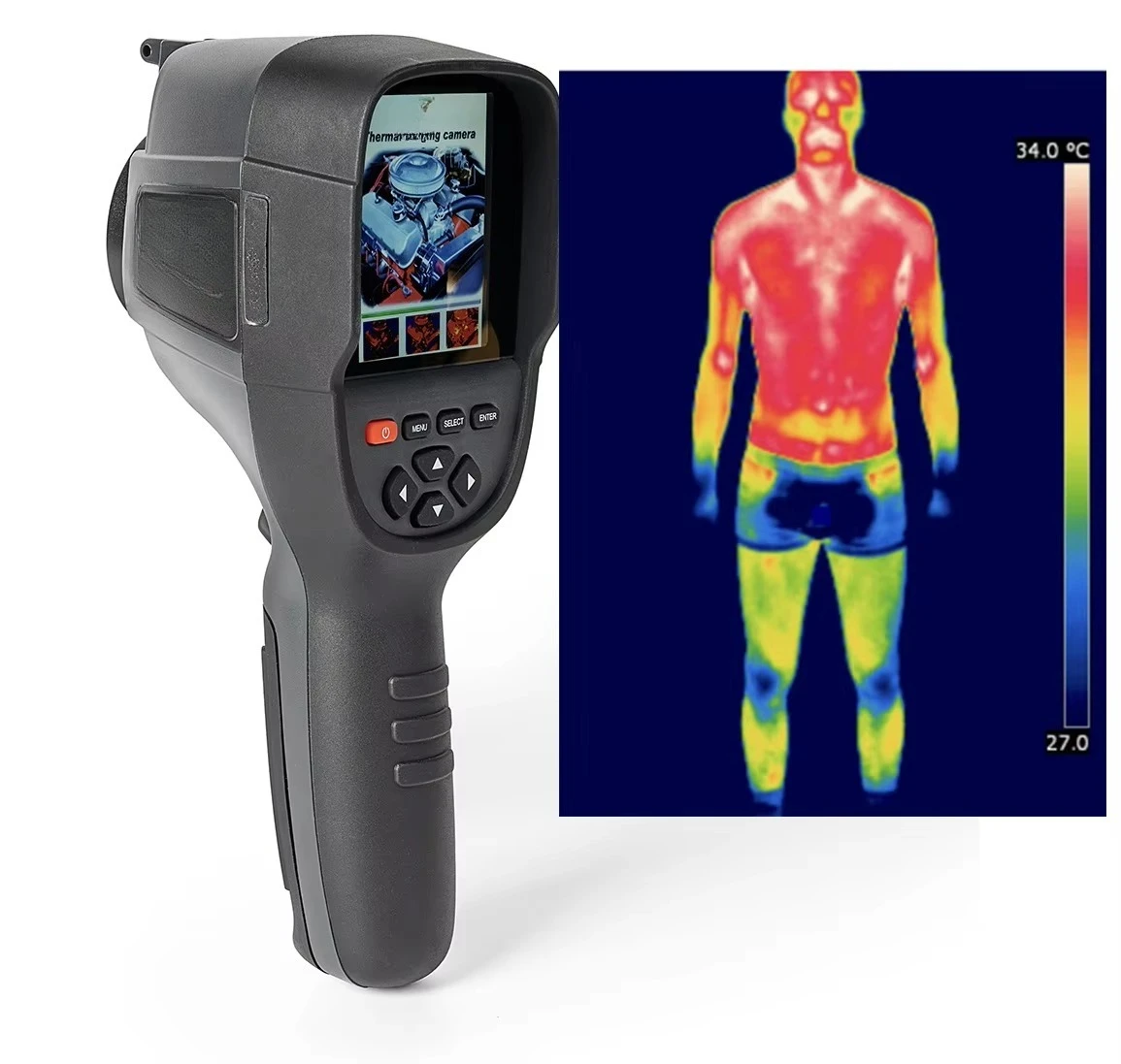 

High Resolution Infrared Scanner Medic Thermal Imaging Camera for Car