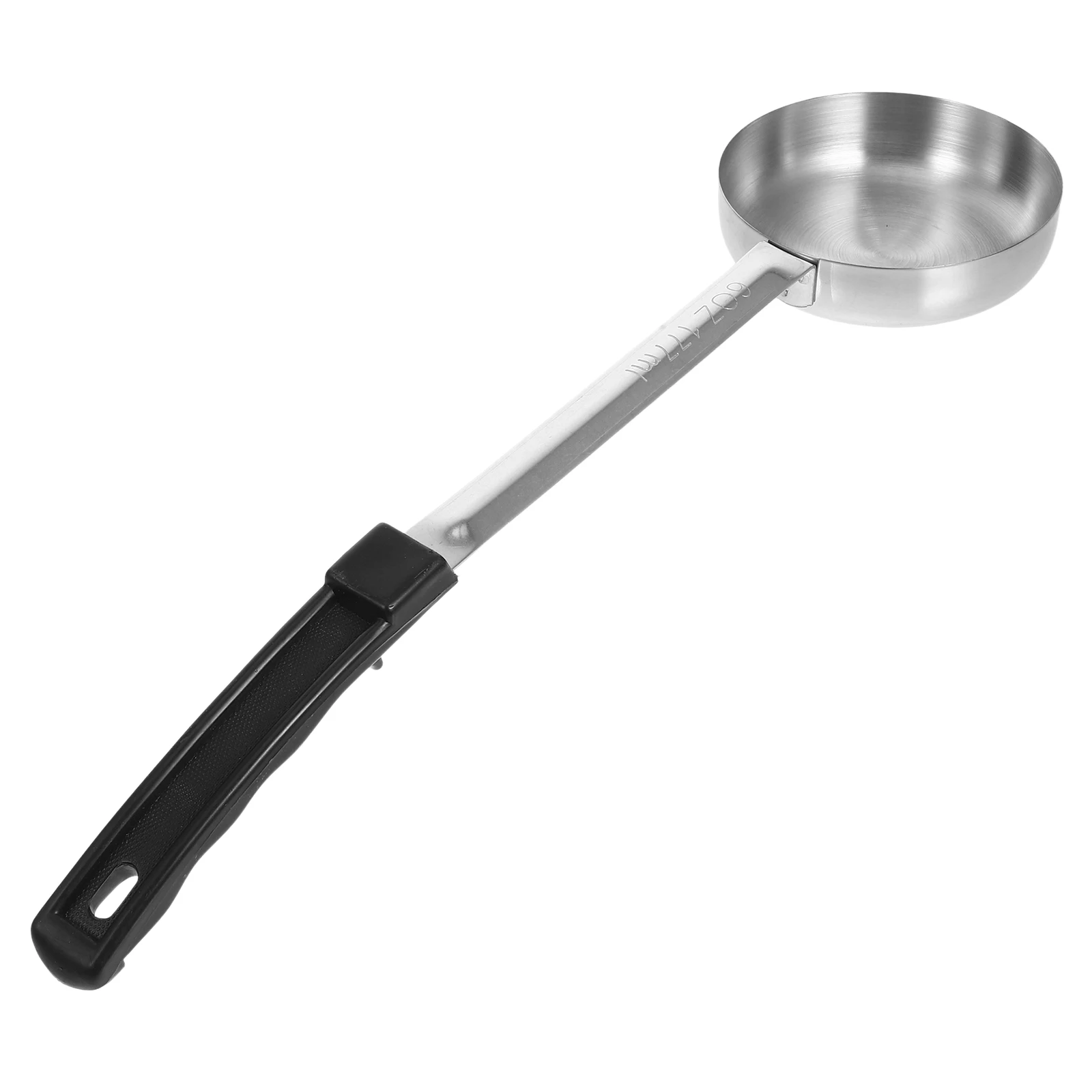 

Stainless Steel Sauce Portion Pizza Soup Serving Scoop Flat Bottom Restaurant Home Use Ketchup Spoon Food Scoop