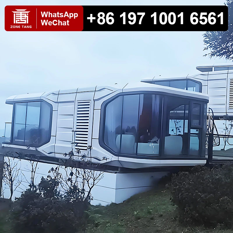 

Space Capsule House Summer Houses Thermal Insulation Leak Proof High Quality Prefab Tiny Houses Eco-Friendliness Holiday Home