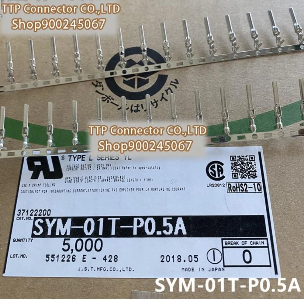 

100 шт./лот, разъем SYM-01T-P0.5A, калибр провода 20-26AWG, 100% новый и оригинальный