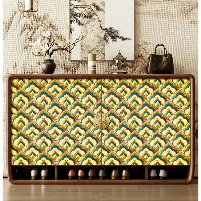 

Самоклеящиеся обои с золотой фольгой, светоотражающие, с изображением золотых облаков, для гостиной, KTV, потолка, ресторана, декора стен