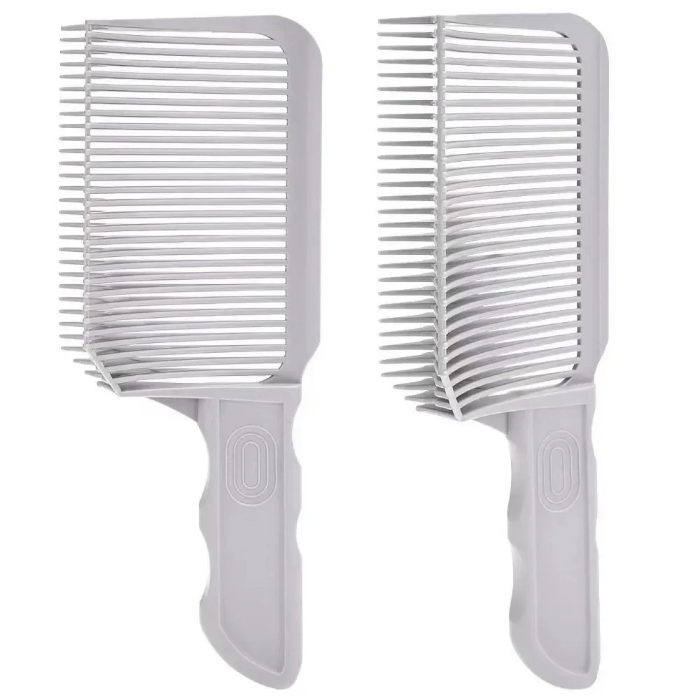 Professional Salon Men Hair Cutting Comb Fades Comb Men Hair Styling Arc Flat Comb Supplies Utility Man Positioning Wholesale