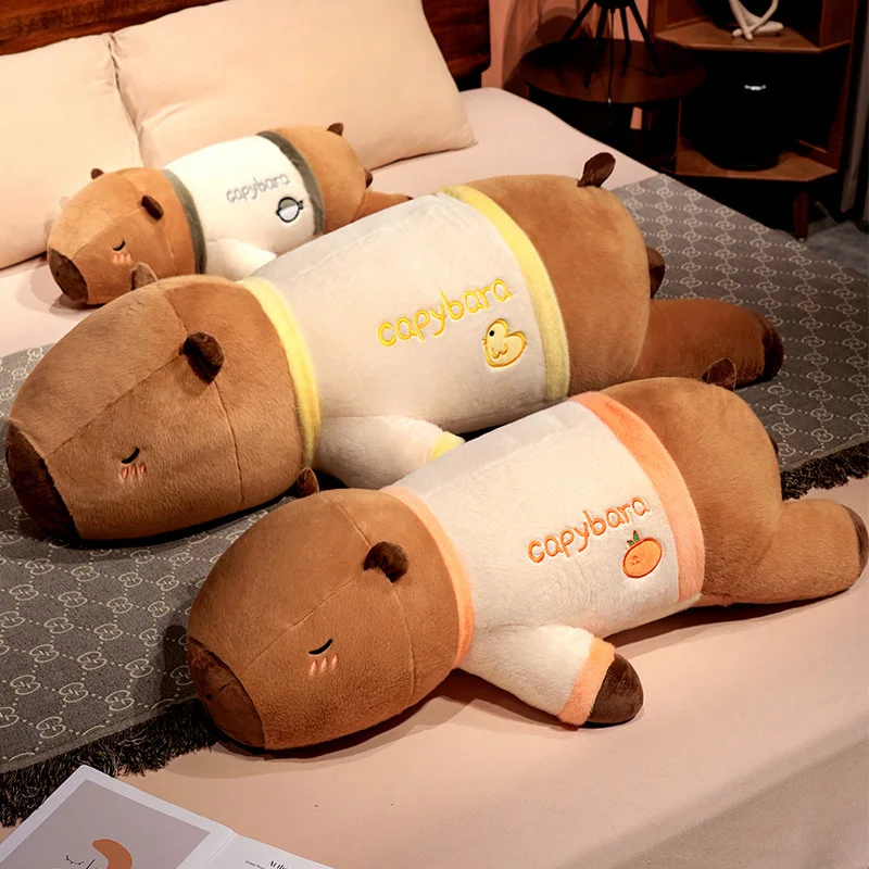 Kawaii Kapibala Plush Toy Capybara Animal Soft Stuffed Toy Capibala Cute Doll Pillow Gift Decoration