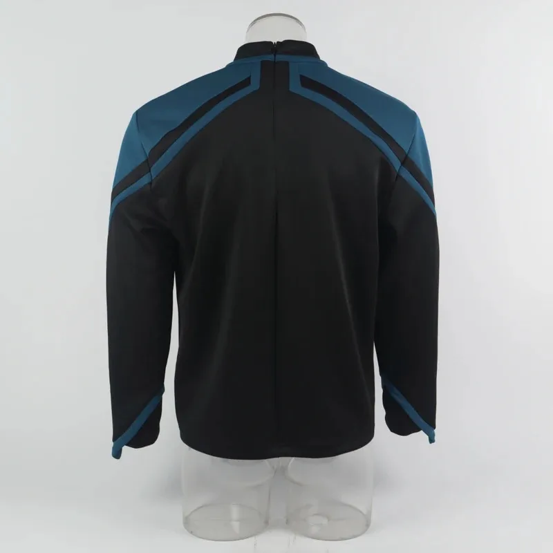 

DY20Admiral JL Picard Униформа Косплей Startfleet Мужской Красный Золотой Синий Мужской Топ Рубашки Пальто Взрослый Костюм Хэллоуина Prop25