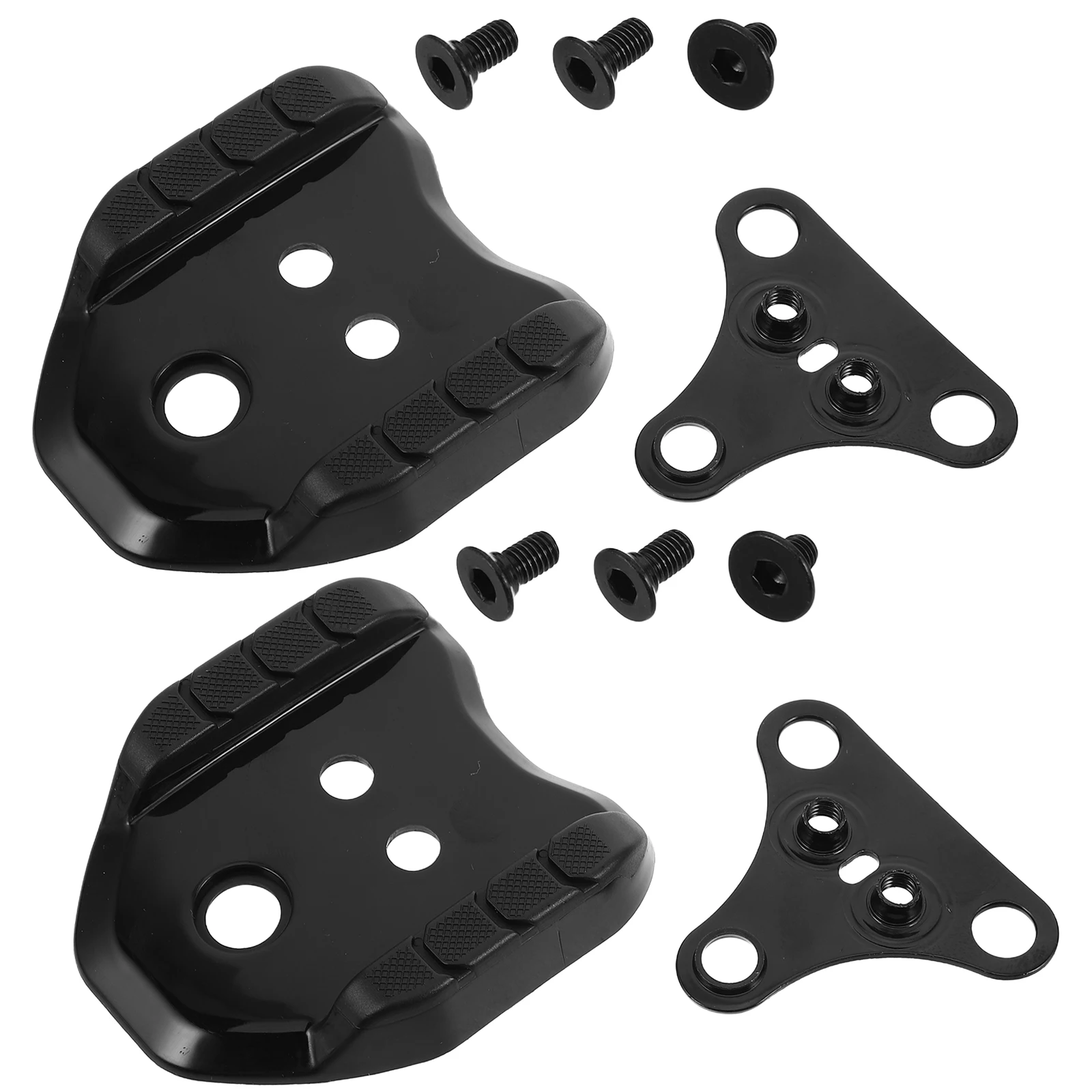 

2pcs Bicycle Pedal Converter Adapters Lock Cleat Stabilizing Plates Lightweight Road Bike Accessories Clipless Shoes Look Flat