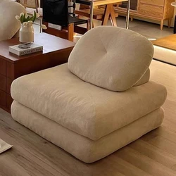 Foldable Living Room Sofa Bed Comfortable Single Sofas Folding Lazy Relax Pliable Sofa Multifunctional Pull Out Convertible Beds