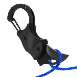 Mini facas de bolso com caixa de faca Carabiner Survival Gear, Facas dobráveis, Autodefesa, Presente dos homens