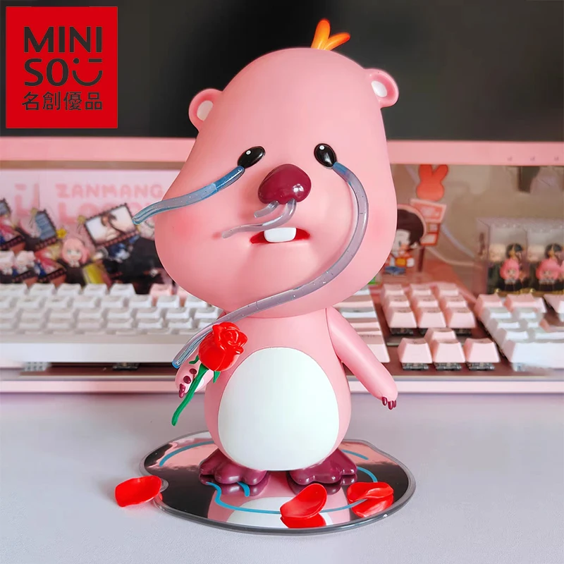 

Miniso Cute Loopy Series Moved Models Bedroom Decoration Toys Kawaii Anime Pvc Model Toy Doll Figurine Desktop Ornament Kid Gift