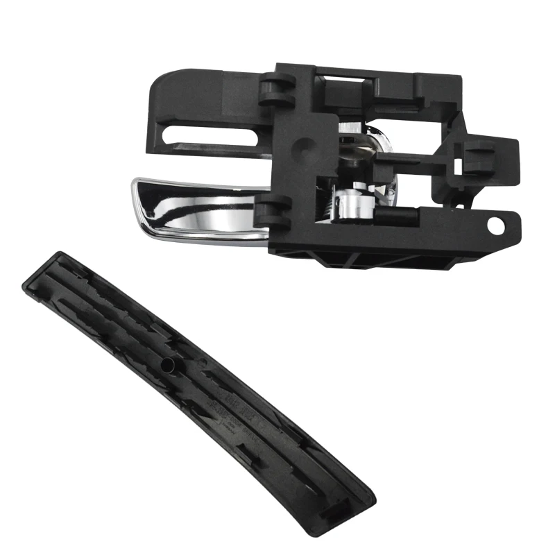 1pc 80945-JE50A 80944-JE50A Front Interior Door Handles Inner Base Parts for Qashqai 2008-2015 Internal Left Right Silver Handle