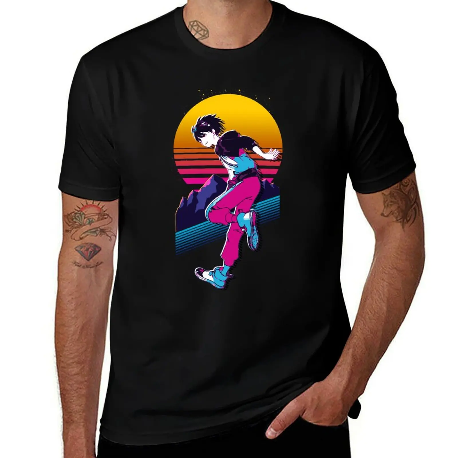 Digimon Survive - Takuma *80s retro* T-Shirt Modern Print Casual T-Shirt