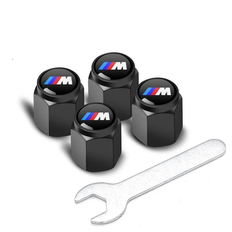 4Pcs Car Wheel Tire Styling Tire Valve Air Nut Cover Car Logo Accessories for BMW E46 E52 E53 E60 E90 E91 F30 F20 F10 F15 M3 M5