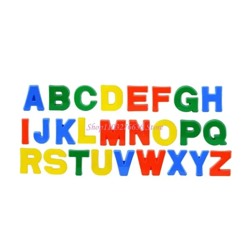 

R6FD Colorful Alphabets Learning Sand Mold Toy For Children 26PCS Beach Sand Molds Early Educational Outdoor Playset Toy