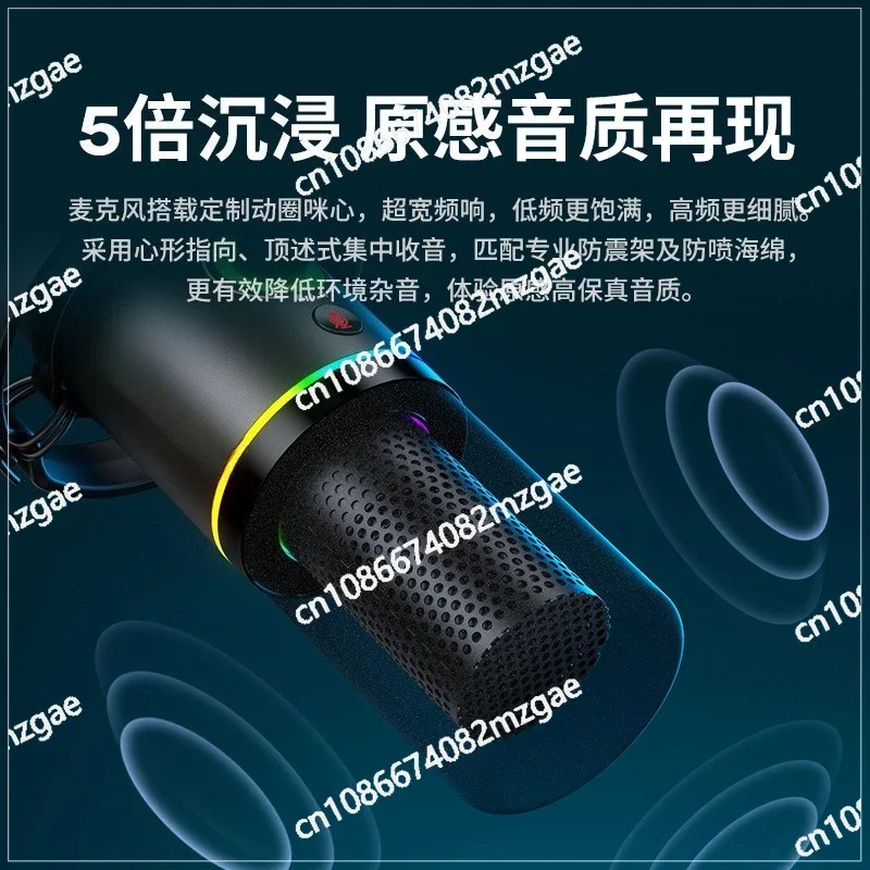 ميكروفون ديناميكي PD200X كمبيوتر خاص لتسجيل ومعدات الدبلة وميكروفون راديو فلاش لتقليل الضوضاء