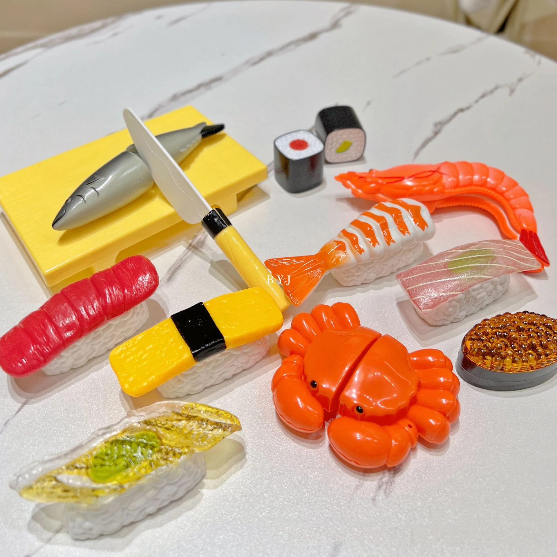 Children Girls Play House Sushi Cutting Music Toys Simulation Sushi Seafood Food Scene Kitchen Cutting Toys Kids Birthday Gifts