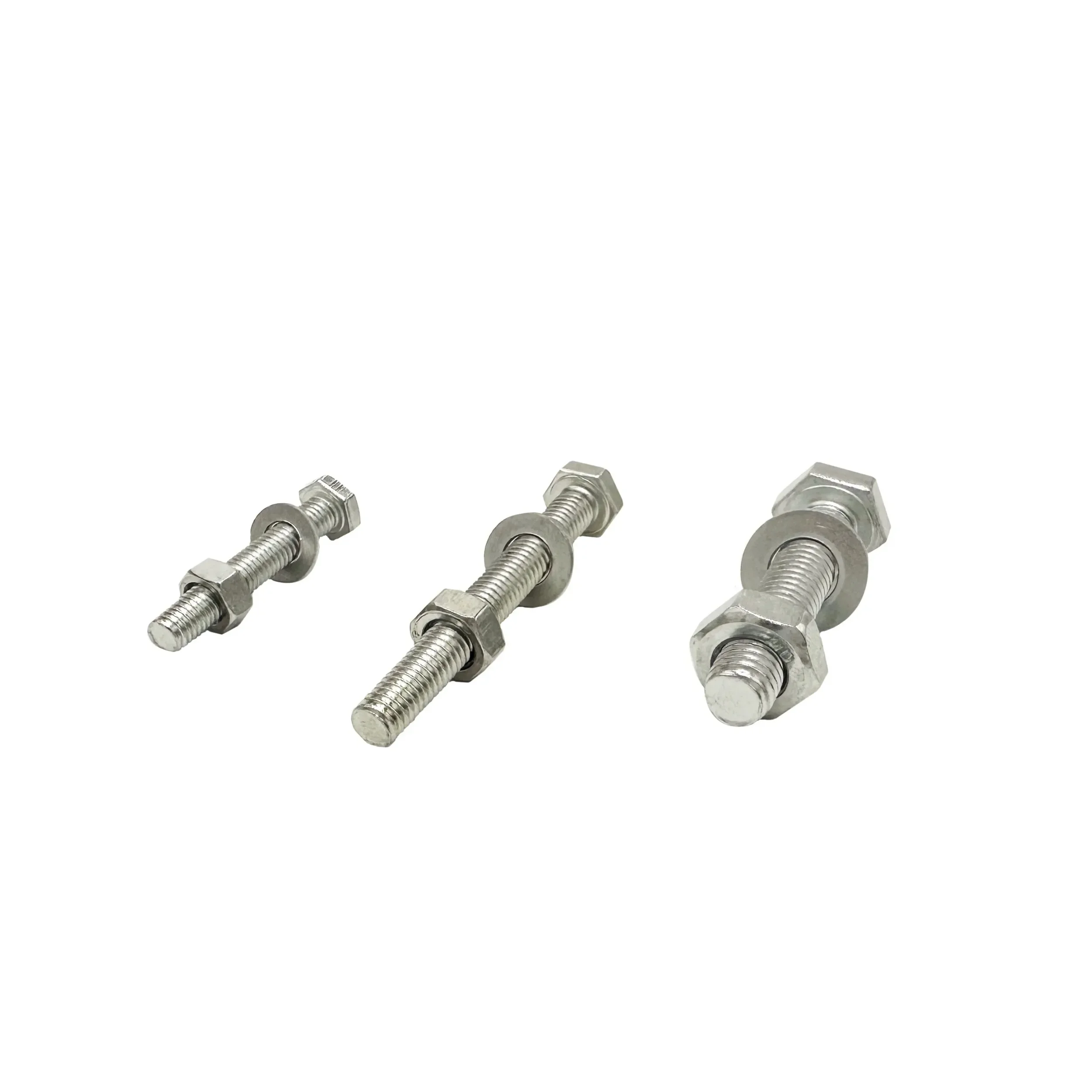 مجموعة مسامير برأس سداسية مكونة من 368 قطعة من صامولة الزين وغسالة الرأس مع حافظة وخيوط M5 وM6 وM8