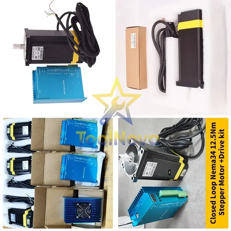 2026Hotsale* Nema34 Manual Controller Dm860t Nema34 with Encoders Nema34 12nm Step Motor Kit