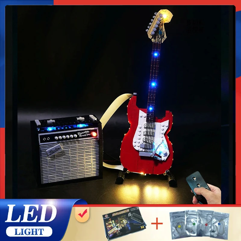 

Фотообои для рукоделия, набор для LEGO 21329 Fender Stratocaster (только фото, без модели конструктора)