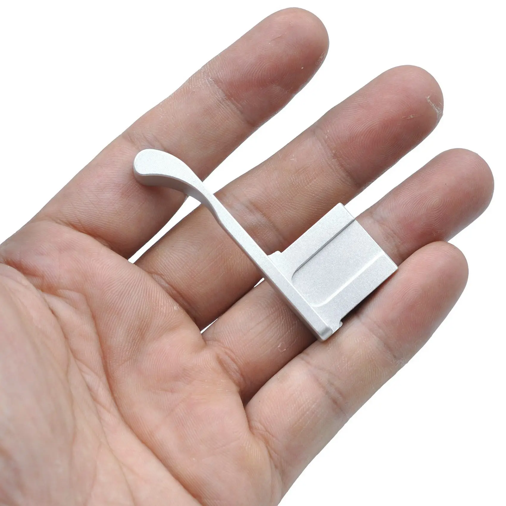 Металлический чехол для горячего башмака, 2 шт., для большого пальца для Fujifilm Fuji X100F X100T X70 X-E3 X-A1 X-A2 X-M1 XA3 XE3, черный и серебристый-AAAE