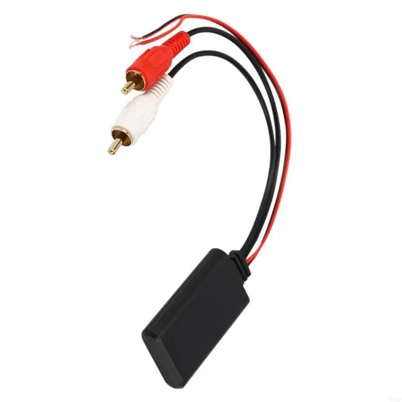 C90F Car Wireless Bluetooth-compatible Receiver Module Adapter Music Radio Stereo Sound Cable Adapter 2RCA Connector