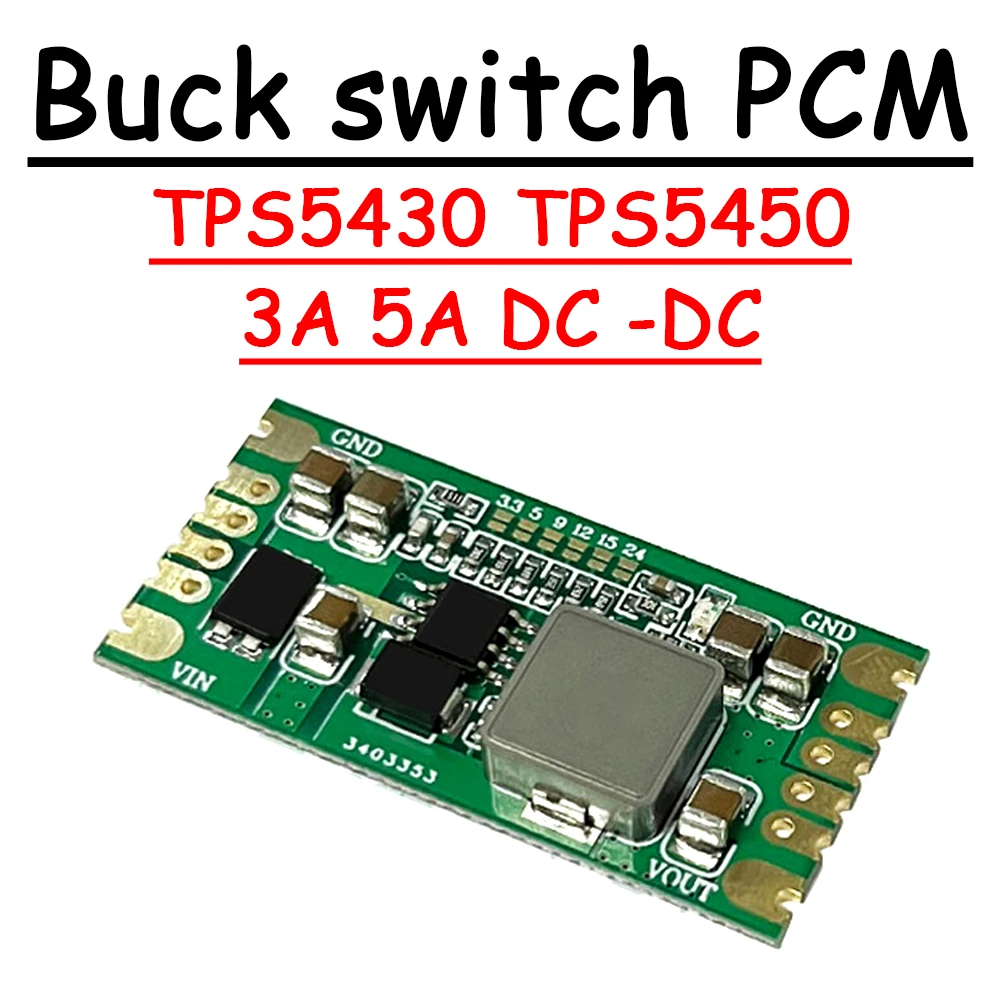 

TPS5430 TPS5450 3A 5A DC -DC Buck Switching Power Supply Module Low Ripple 3.3V 5V 9V 12V 15V 24V voltage regulator F/ amplifier