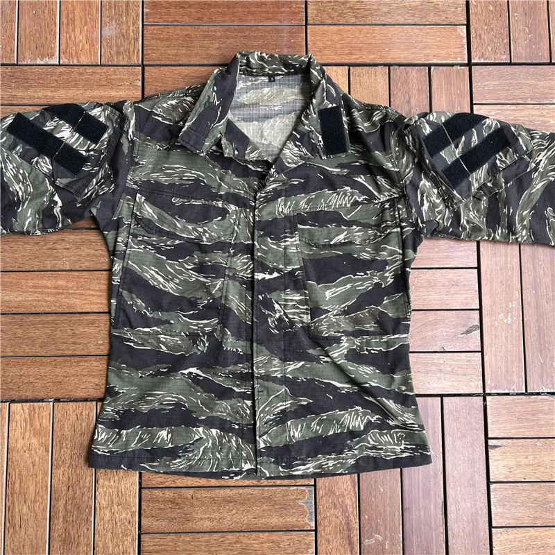 Jungle Tiger Spot Base Tactical Suit Outdoor Combat Long sleeved Top G3 Frog Suit