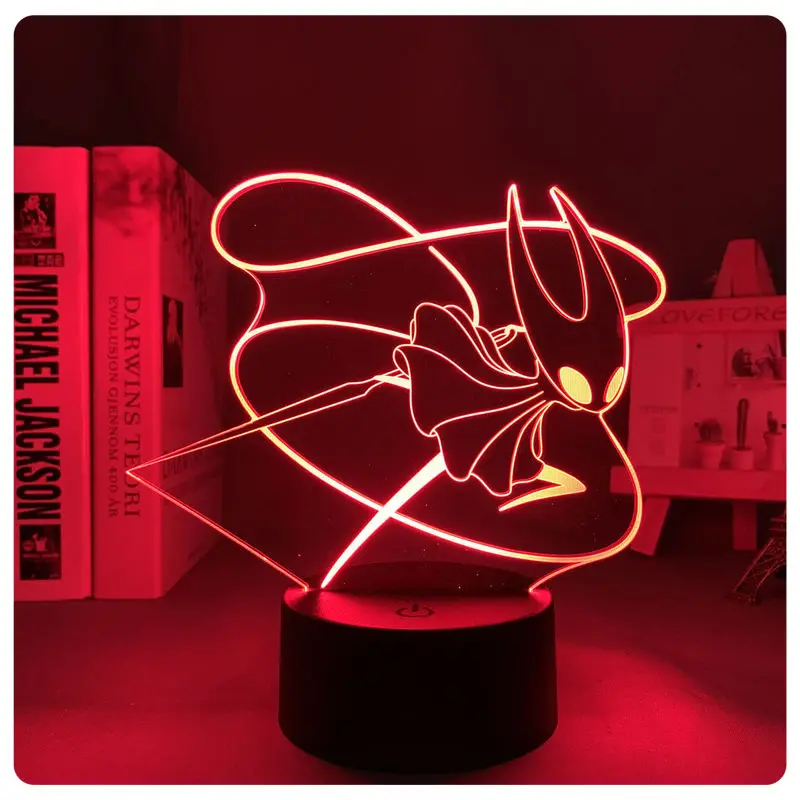 

New Arrival Hollow Knight Model Night Light Best Gift For Girlfriend Anime Themed Collectible Toy Figure Soft Glow Lamp