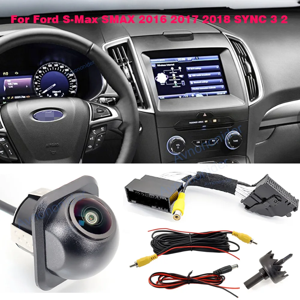 Für Ford S-Max SMAX 2016 2017 2018 SYNC 3/2 original einheit Hinzufügen Backup parkplatz Kamera kit HD Nachtsicht Auto Rückansicht Kamera