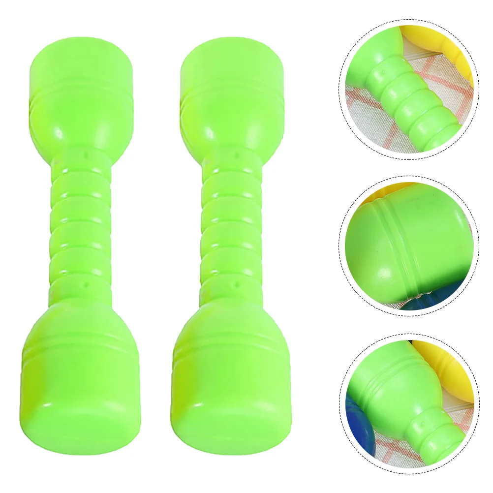 

2 Pcs Toy Children's Dumbbell Dumbells Exercise Dumbbells Abs Toddler Toys Barbells for Kids