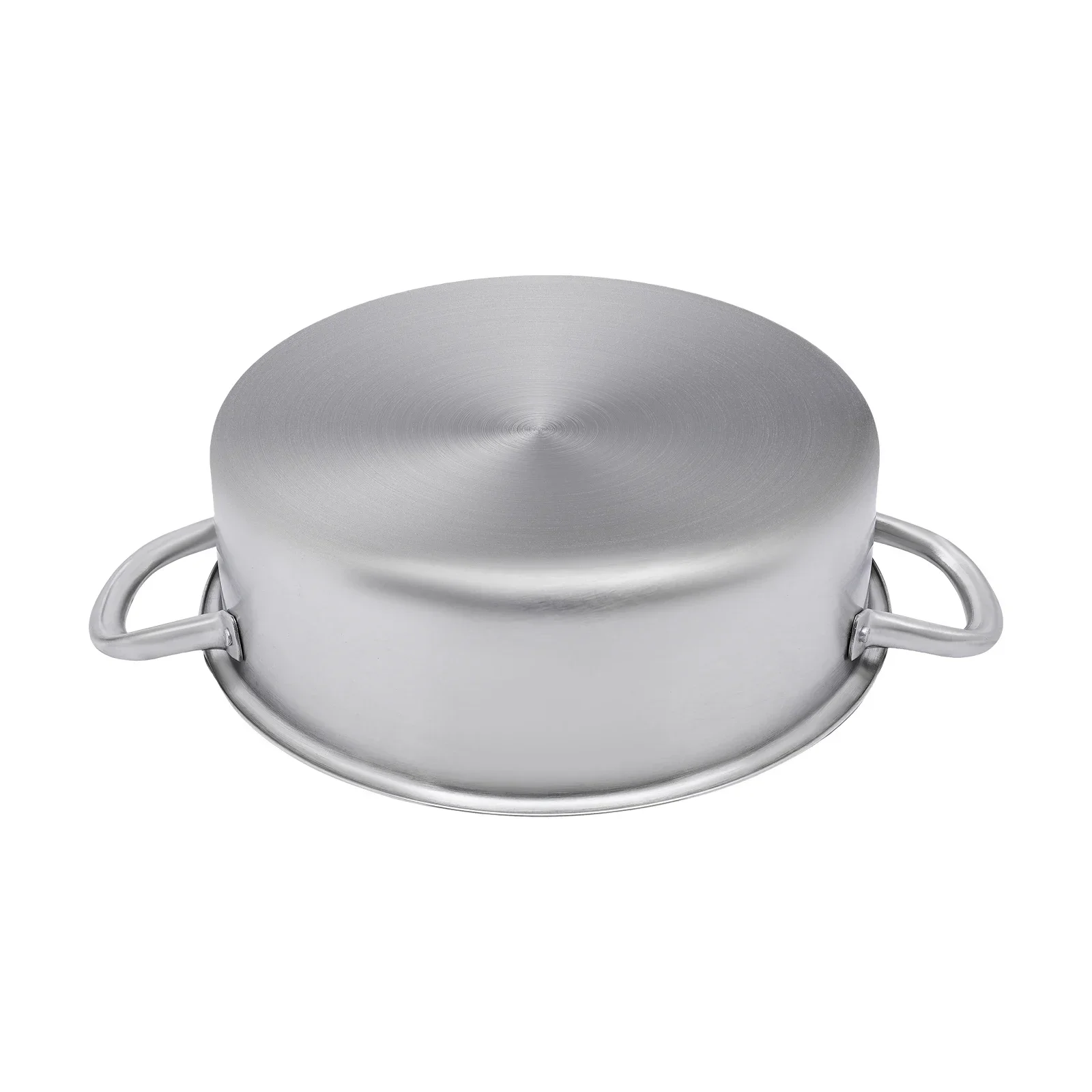 Olla caliente de acero inoxidable de calidad alimentaria 304, herramienta de cocina para sopa de cazuela con divisor y tapa para placa de inducción, estufa de gas (32 cm)