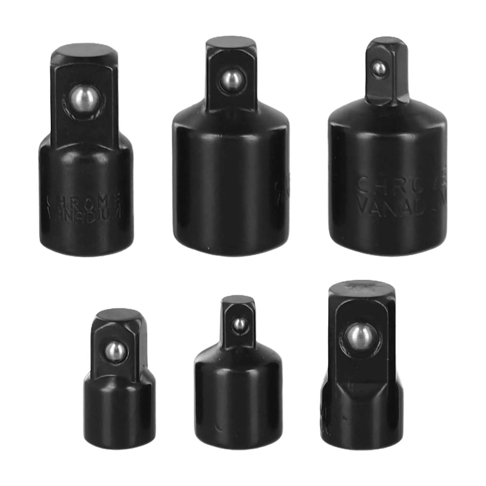 Chrome Vanadium Steel Socket Adapter Set For Car Repair Black User-Friendly Design Versatile Applications For Drill