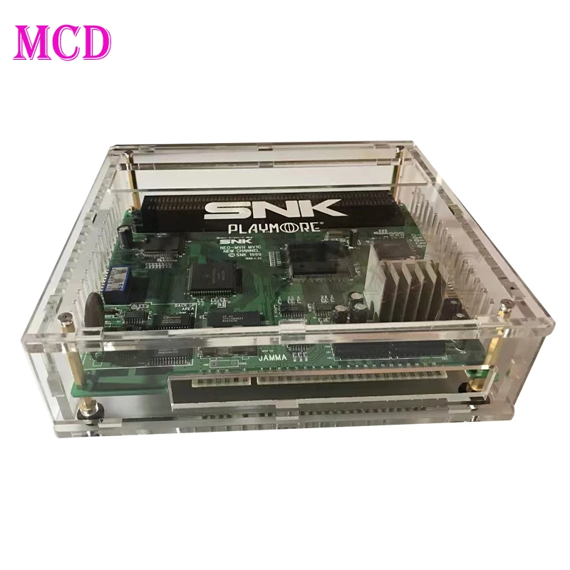 Arcade Game Accessories SNK MV1C Clear Acrylic Protective Box NeoGeo SupergunDIY Custom Collectibles