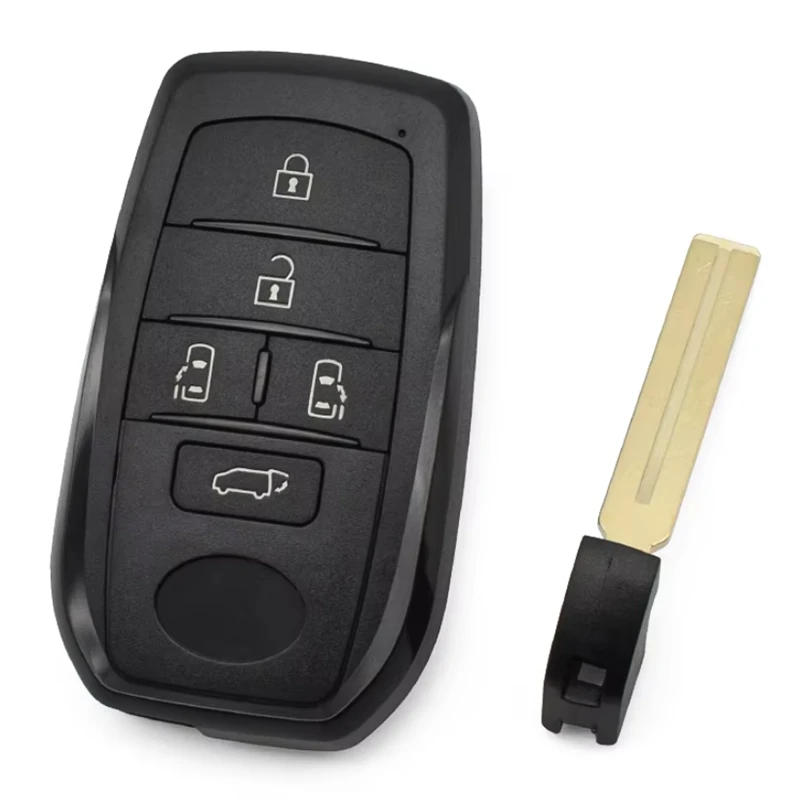 No Logo OEM Key Case 5Button Smart Remote Key Shell For Toyota Sienna Alphard PREVIA Voxy Noah Esquire Vellfire Harrier