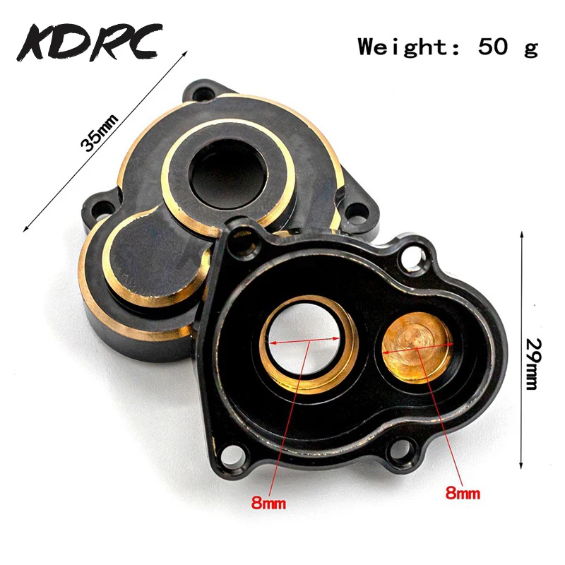 Brass Portal Axle Portal Housing (Outer) Counterweight for RGT EX86190 EX 86190 LC76 1/10 RC Crawler Car Upgrade Parts