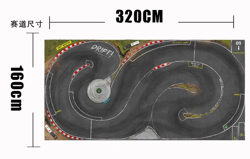 

Mosquito Car Track 1/28 MINI-Z RW00 DRZ GLD BMX Mosquito Car Simulation, Professional Drift Track