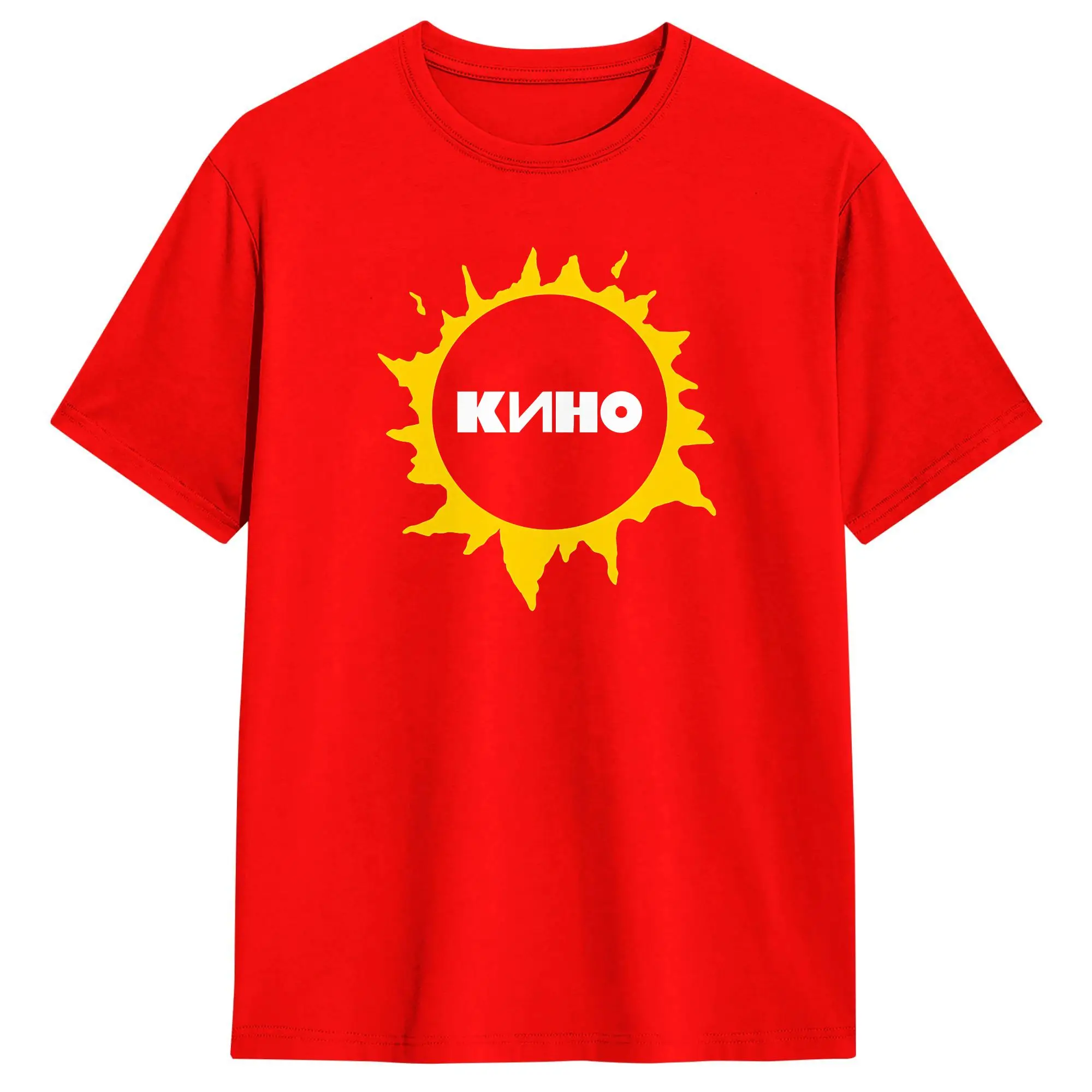 2026 Legendary Russia Rock Band Viktor Tsoi Kino A Sta T-Shirts Herren-T-Shirts aus Baumwolle mit Rundhalsausschnitt, Geschenkidee – Detail 7