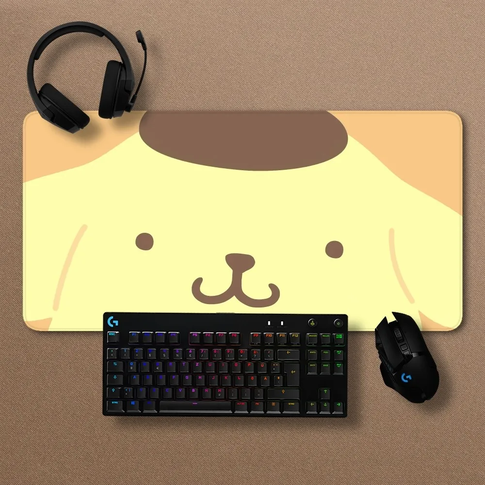 MINISO Sanrio Pompompurin Mousepad Non-slip Lockedge Office Student Gaming Thickened Large Writing Pad Cushion