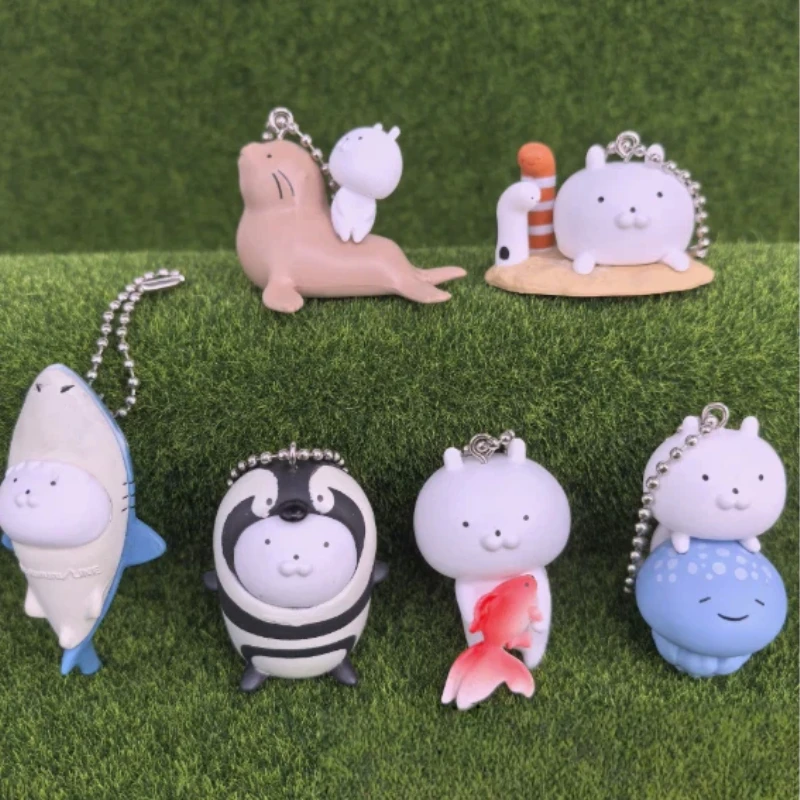 

Новая лимитированная серия фигурок-брелоков «Кролик и Океанский Партнер»: Морской Эльф, Пингвин. Подвеска для сумки. Прекрасные подарки.