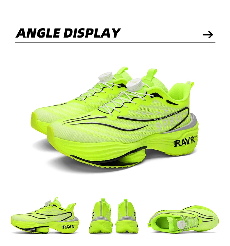 Männer Neue Turnschuhe Carbon Platte Dämpfung Laufschuhe 9PRO MAX Jogging Atmungsaktive Mesh Rutschfeste Outdoor Schuhe Off-road Schuhe – Detail 14