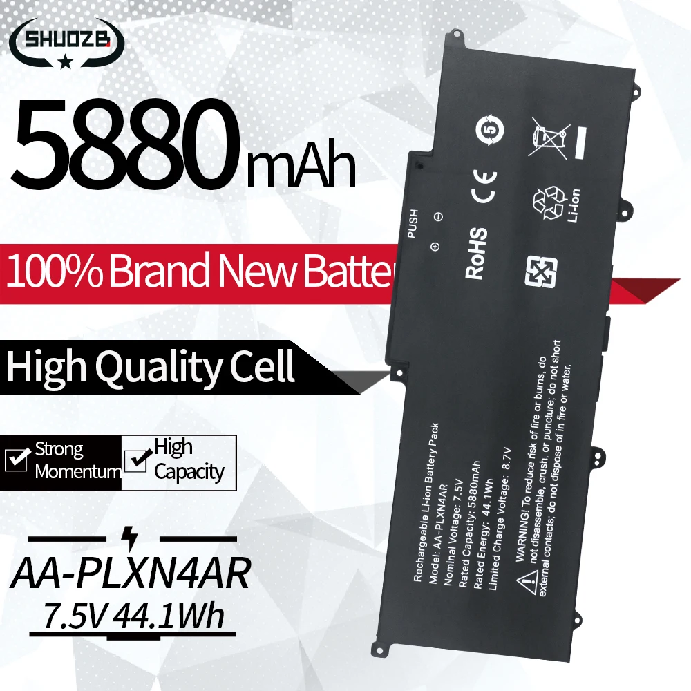 7.5v 5880新AA-PLXN4ARノートパソコンのバッテリーultrabook 900X3D 900X3C 900X3B 900X3E 900X3F NP900X3E NP900X3G NP900X3C