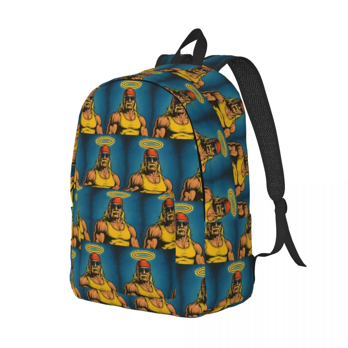 

Hulk Hogan Halo Backpack Daypack Large Capacity Boys Girls BookBag School Bag Shoulder Bags for Men Women