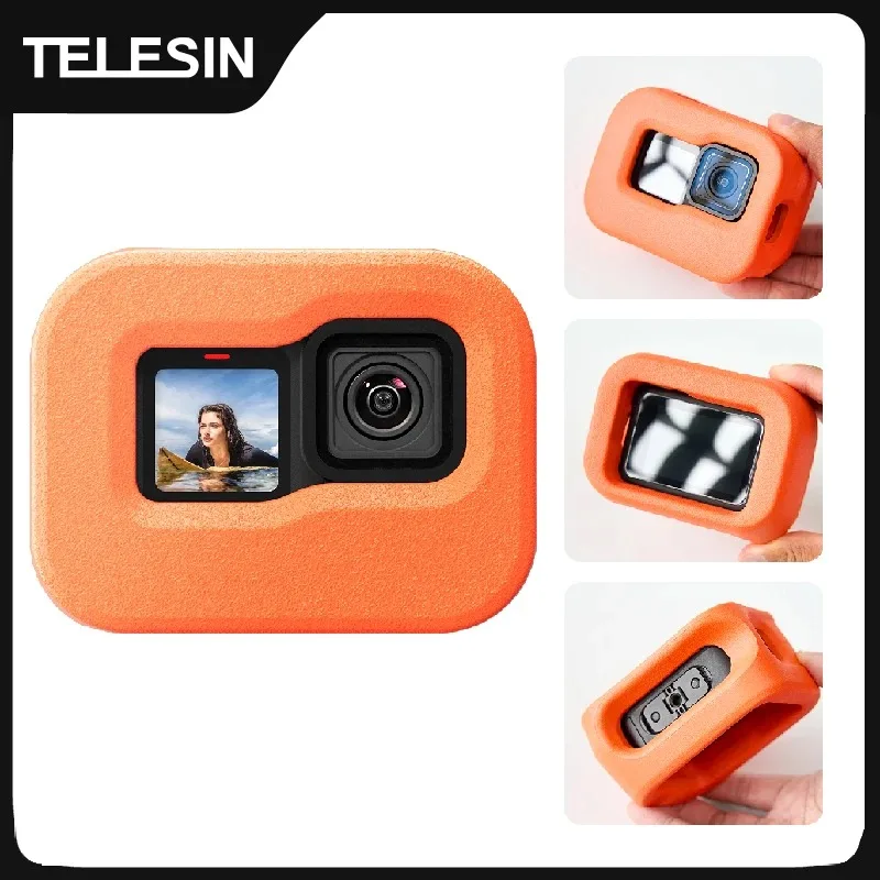 

TELESIN Floating Case Waterproof protective Case Buoyancy Underwater Diving Shell For Gopro Hero 9 10 11 12 13