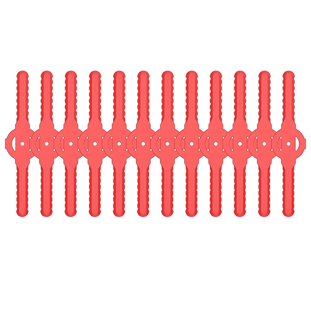 AT21-String Trimmer Head Blades Replace , 24 PC Plastic Cutter Blades Replacement For Cordless Grass Trimmer