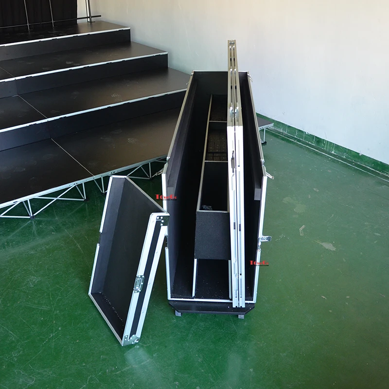 Flight Case Package For Portable Folding Stage Platform