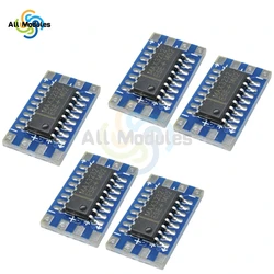 5PCS Mini MAX3232 RS232 zu TTL Serielle Port Leavel Konverter Blinkende Modul Stecker MAX232 für Arduino Blinkt Board Neue