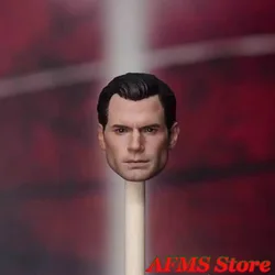 Manipple Studio 1/12 Men Soldier Henry Cavill Head Sculpt Classic Comics Super Hero Head Model  For 6inch Action Figure Body